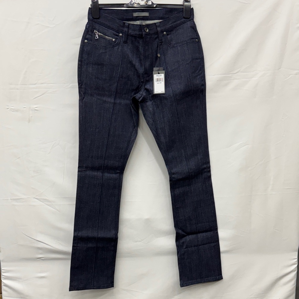 John Varvatos Men's Straight Jeans in Dark Indigo